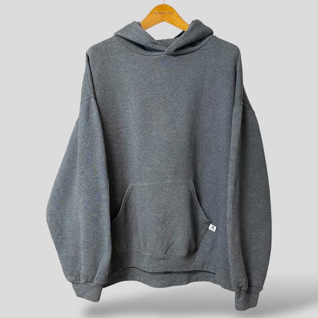 (XL)빈티지 러셀 블랭크 스웨트 후드티셔츠