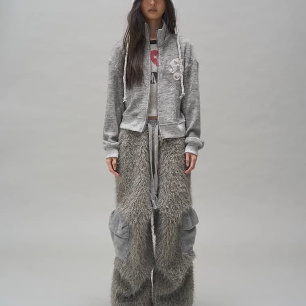 솜속 퍼지 카고 팬츠