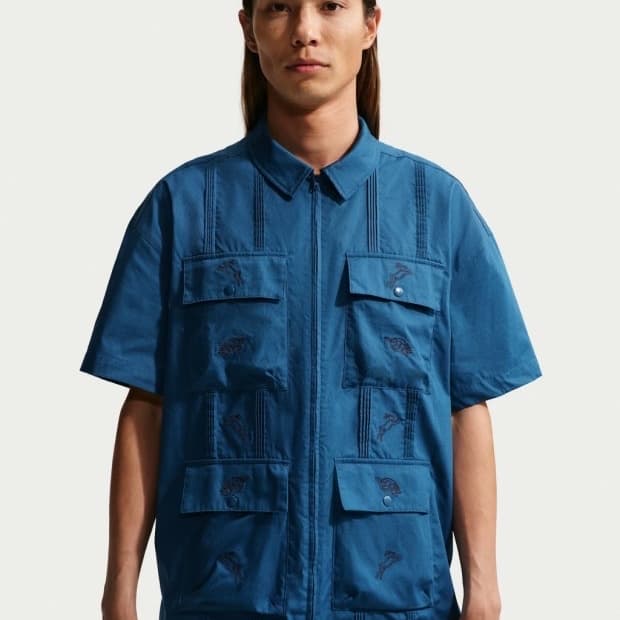 나이키 라이프 남성 쿠바 스포츠 셔츠 (새제품. XL)