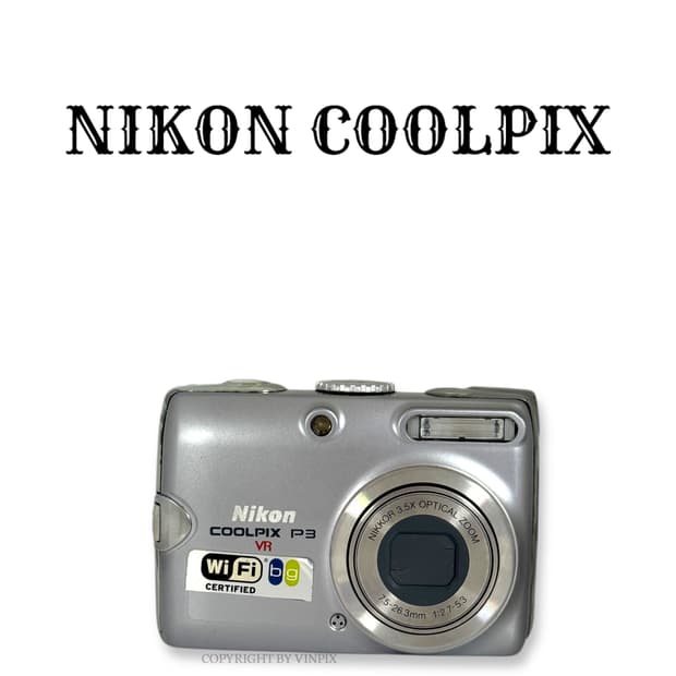 니콘 쿨픽스 P3(coolpix p3) 빈티지 디지털 카메라 디카