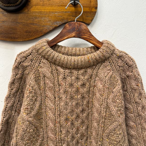 66) ROPE MADEMOISELLE Cable Knit Sweater