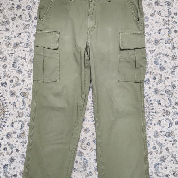 에드윈 카고 바지 올리브색 XL (33-34)