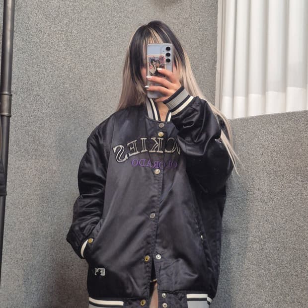 MLB LETTERING BOMBER JACKET