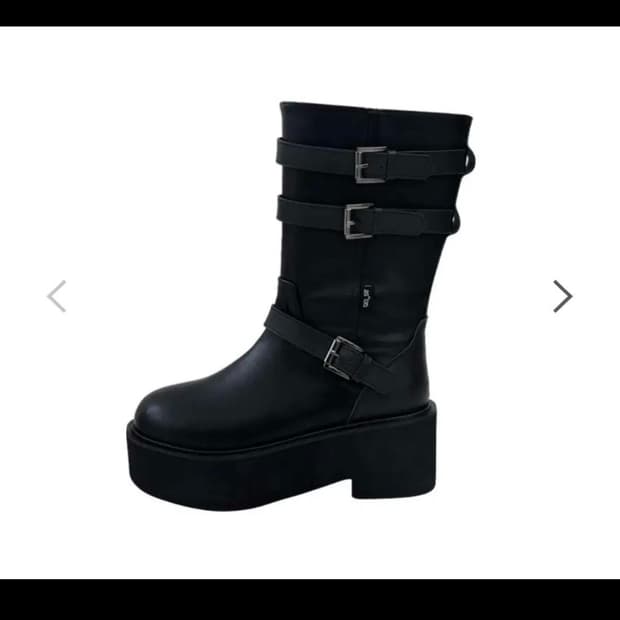 애즈온 마야부츠 미디 230 MAYA MIDI BUCKLE BOOTS