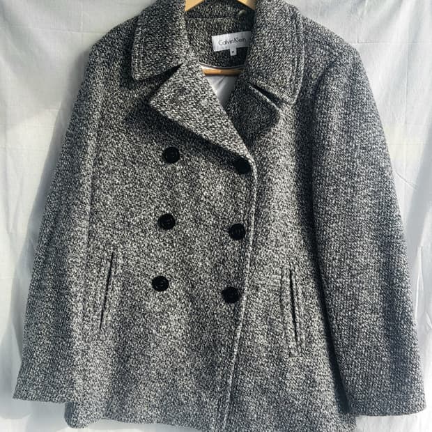 CALVIN KLEIN 캘빈 클라인 │ 여성 M 울 자켓