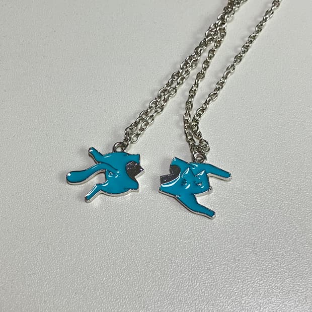 고양이 목걸이 2in1 Set