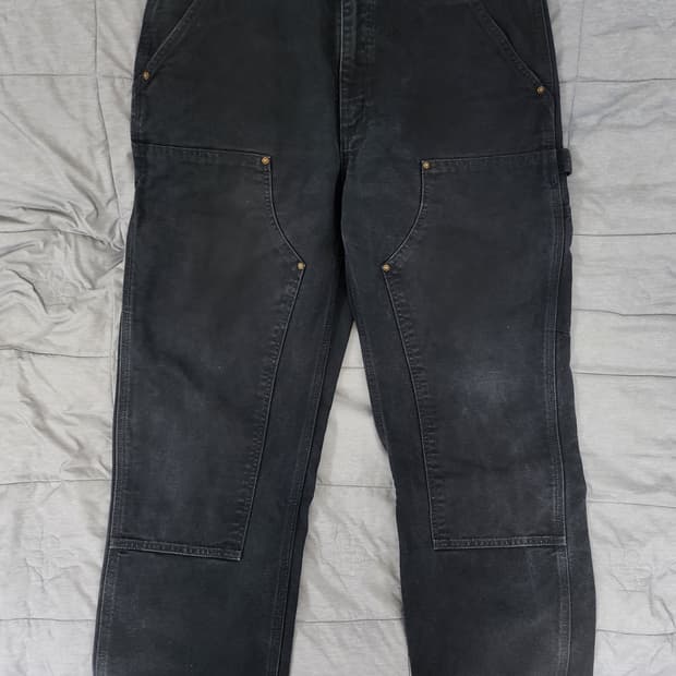 칼하트 더블니 b136 BLK  34x30 