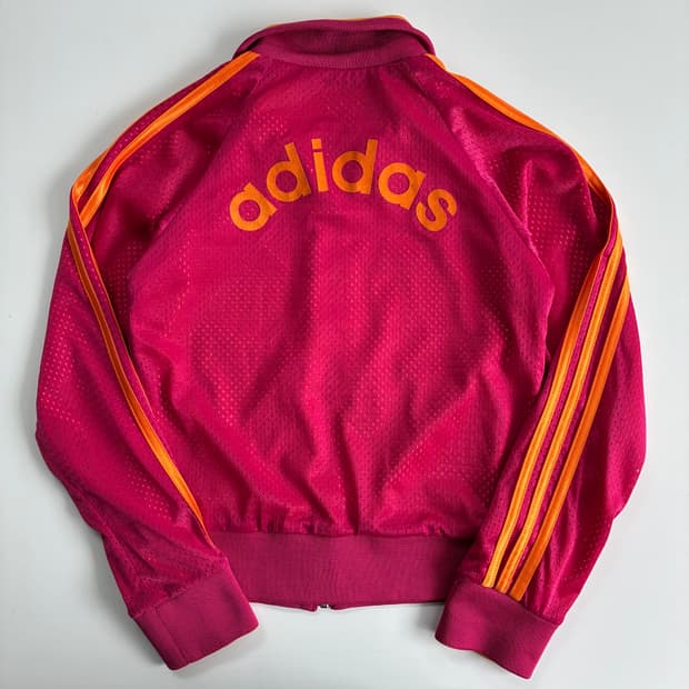 Adidas 아디디스00‘s 우먼스 마젠타 리버시블 트랙탑 자켓