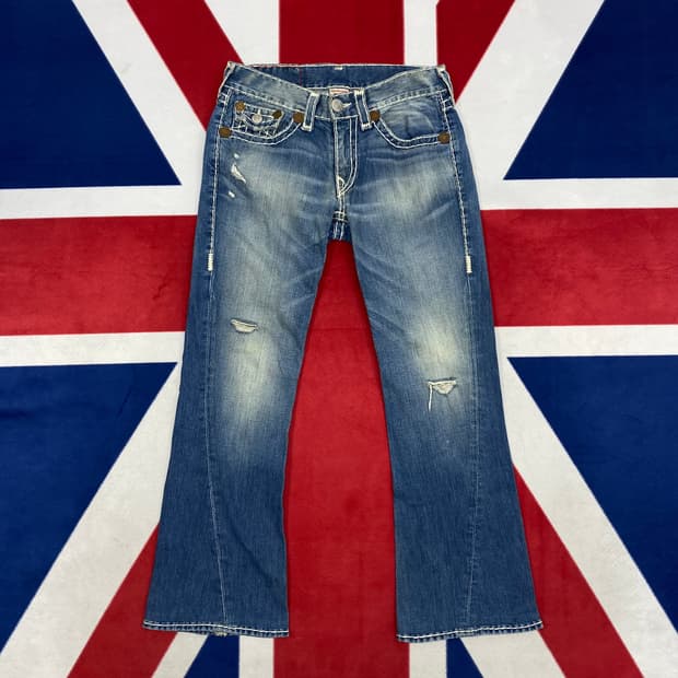 트루릴리전 조이 슈퍼티 부츠컷 데님팬츠 31 