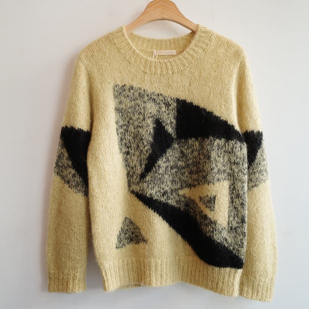 Japan brand 패턴 니트 