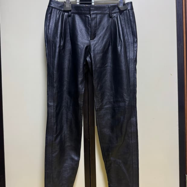 생로랑 레더팬츠 