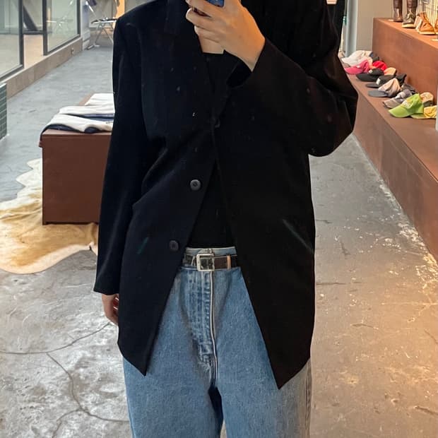 이세이미야케 블랙 블레이져 자켓 H254