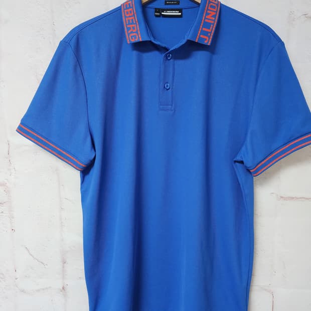 제이린드버그 블루 폴로티셔츠