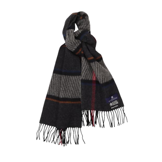 지방시 이태리 울 체크 머플러