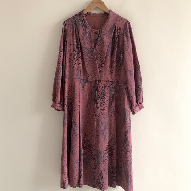 Tie Collar Shirts Button Dress