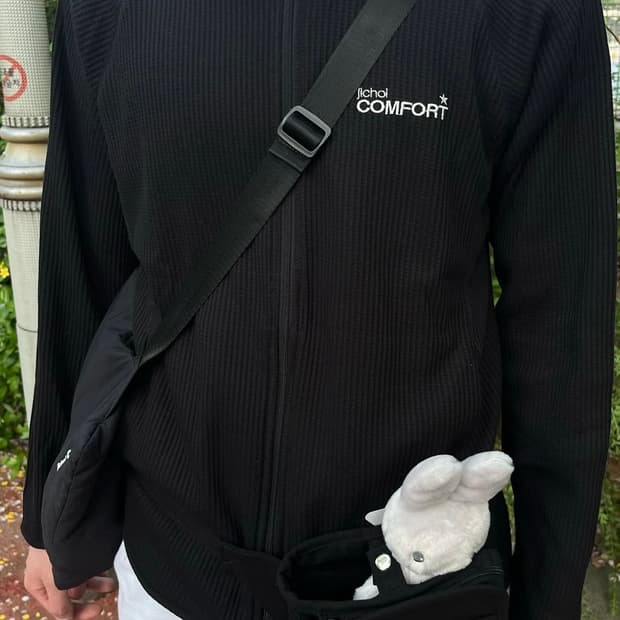 지초이 와플 후드집업 24-001