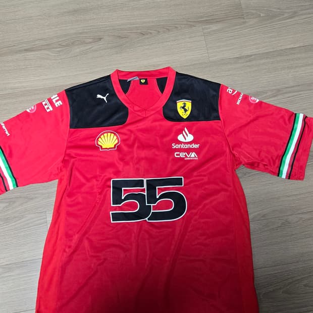 푸마 스쿠데리아 페라리 오버사이즈 셔츠 XL