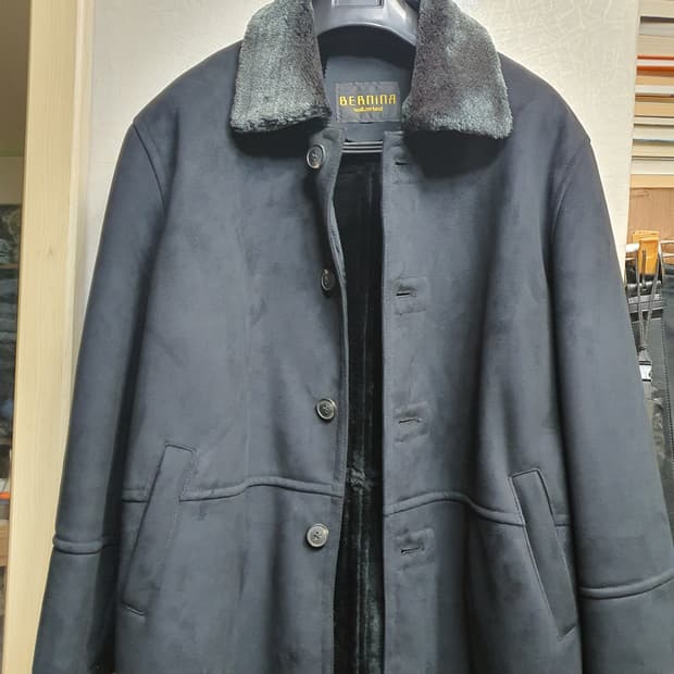 남성 무스탕 코트 100