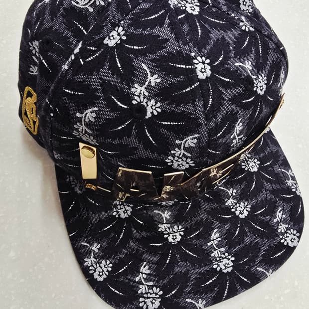 NBA 플라워 패턴 볼캡 모자