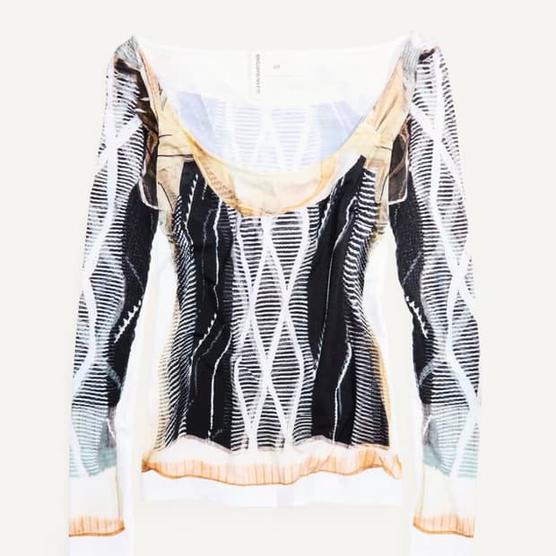 H&M 글렌 마틴스 프린트 톱 M