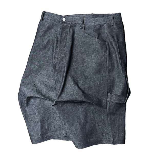 [3] 논노드 알파인 카펜터 로우 셀비지 데님 쇼츠 인디고