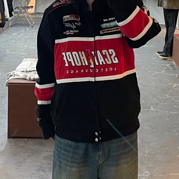 아파트먼트 올드스쿨 레이싱 자켓 H1449