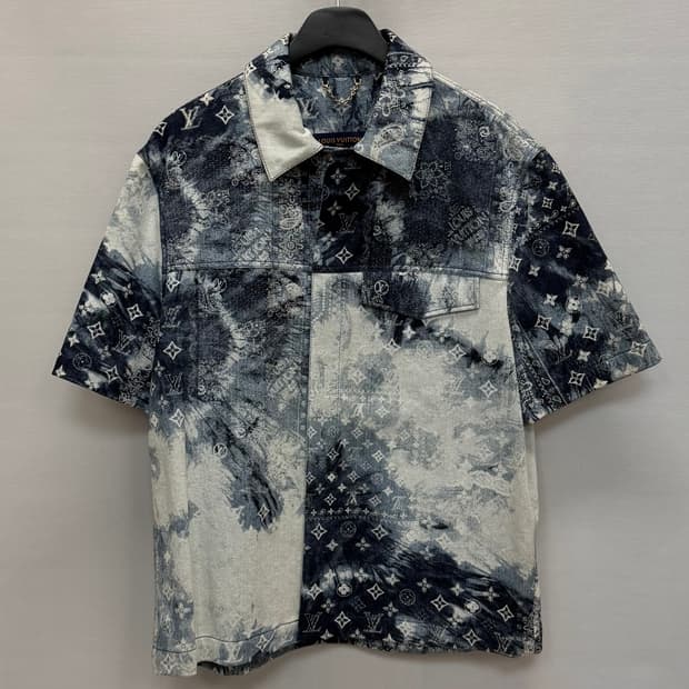 루이비통 모노그램 반다나 데님 셔츠 (105) 