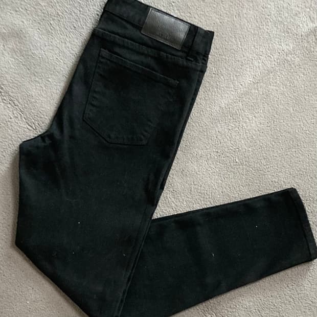 에비수 블랙진 데님팬츠 W76