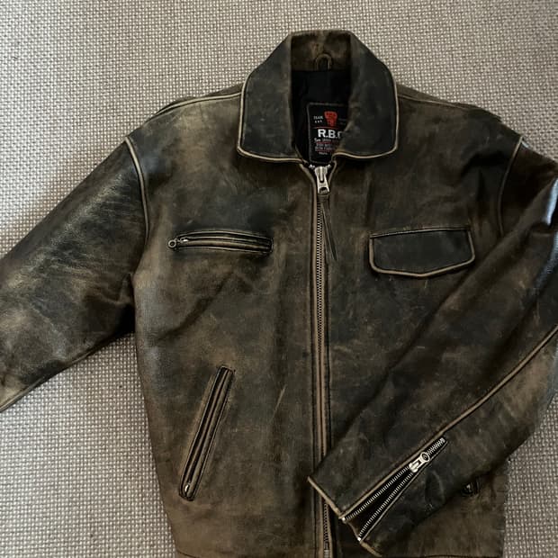 RBC / 라이더 자켓 / 브라운