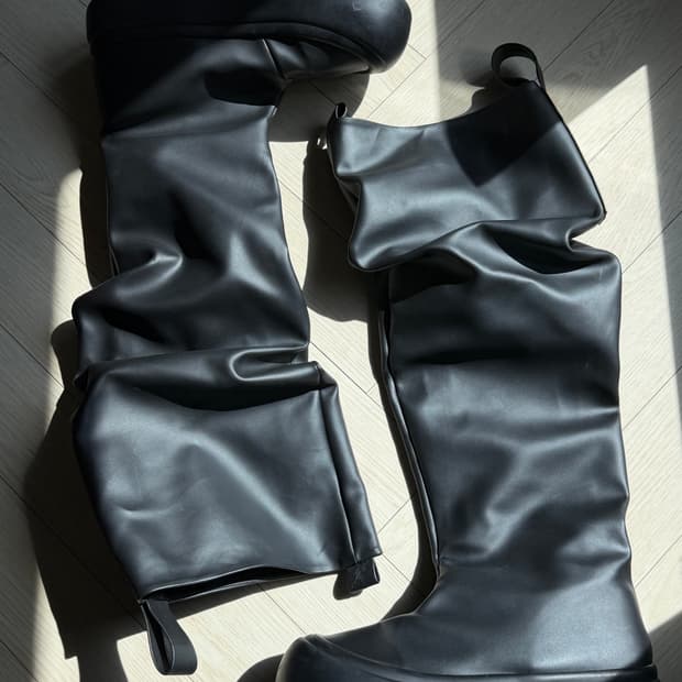 YUME YUME 유메유메 피셔맨 롱 부츠