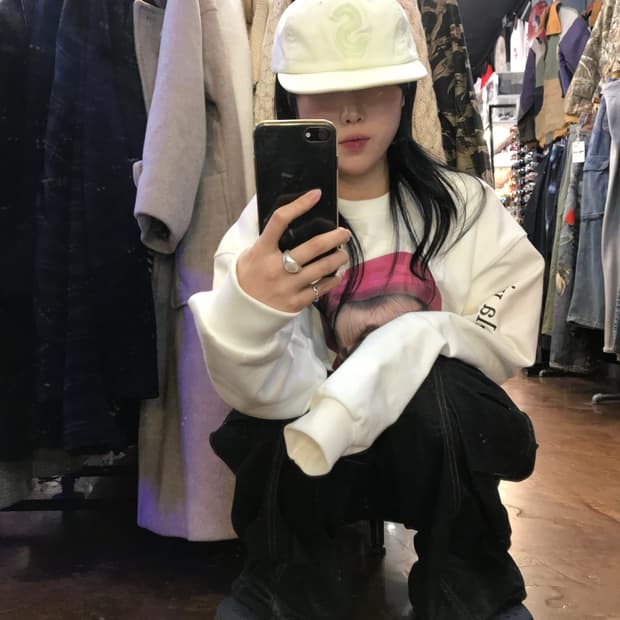 슈프림 톤온톤 S 로고 6패널 캡