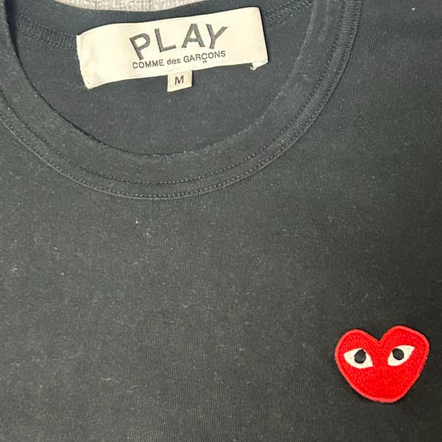 꼼데가르송 PLAY 반팔 티셔츠 M