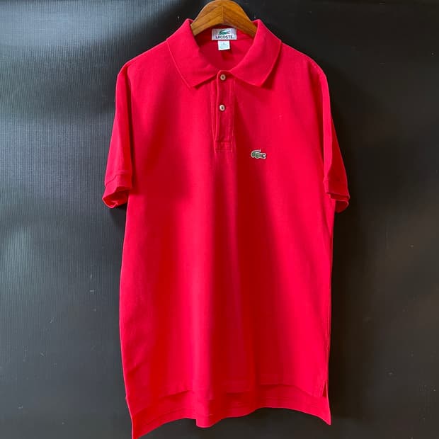 S) 80s 라코스테 Made in U.S.A 피퀘셔츠