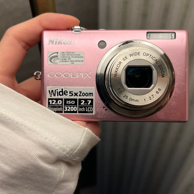 니콘 쿨픽스 s570 핑크 nikon coolpix s570 디지털카메라