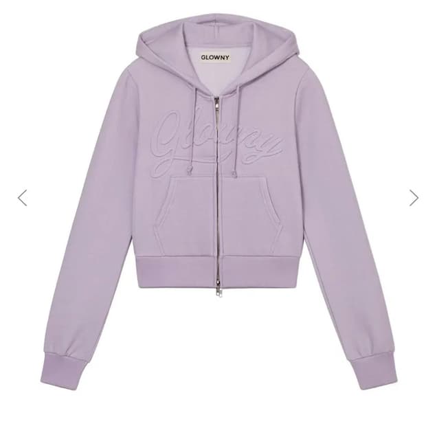 글로니 후드집업 라벤더