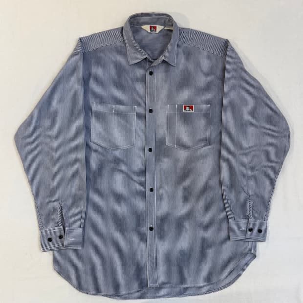 벤데이비스 일본판 히코리 스트라이프 워크셔츠