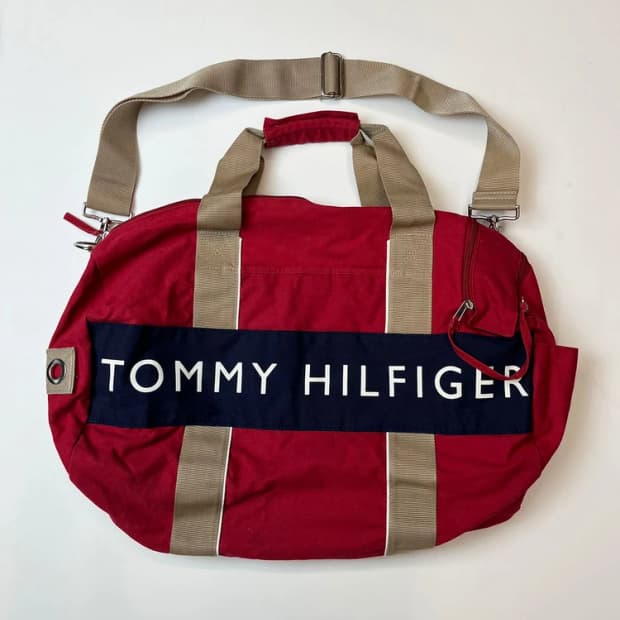 타미힐피거 10's 올드스쿨 망치 보스턴백 A1446
