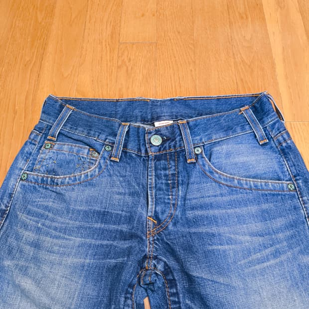 [31, Made in USA] 트루릴리전 지퍼 포켓 진