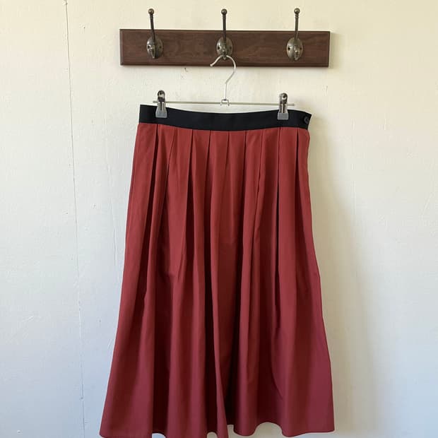 MARGARET HOWELL 핀턱 스커트