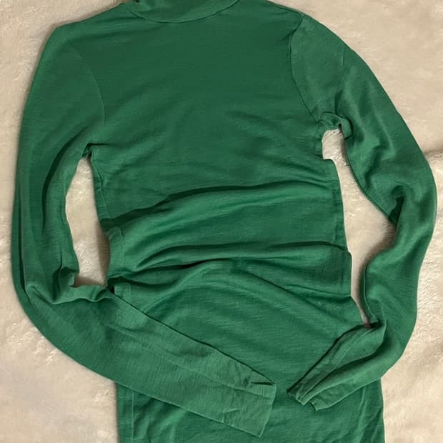 Cos 코스 메리노 울 탑 그린