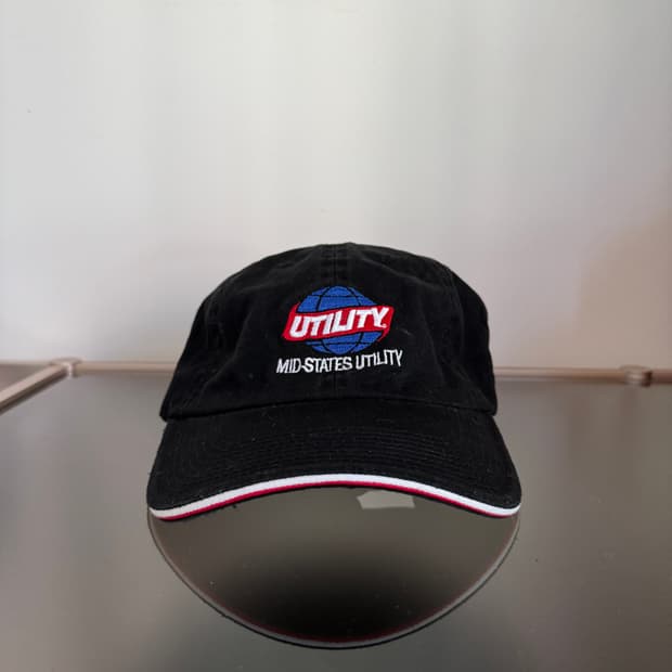 USA unility ๋นํฐ์ง ๋ชจ์ ๋ณผ์บก vintage cap ๋ธ๋ ๊ตญ๊ธฐ