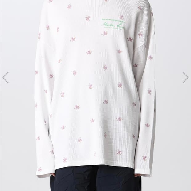 Martine rose 플라워 롱 슬리브