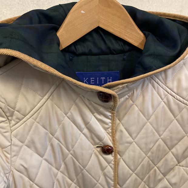Keith 퀼팅후드자켓 S