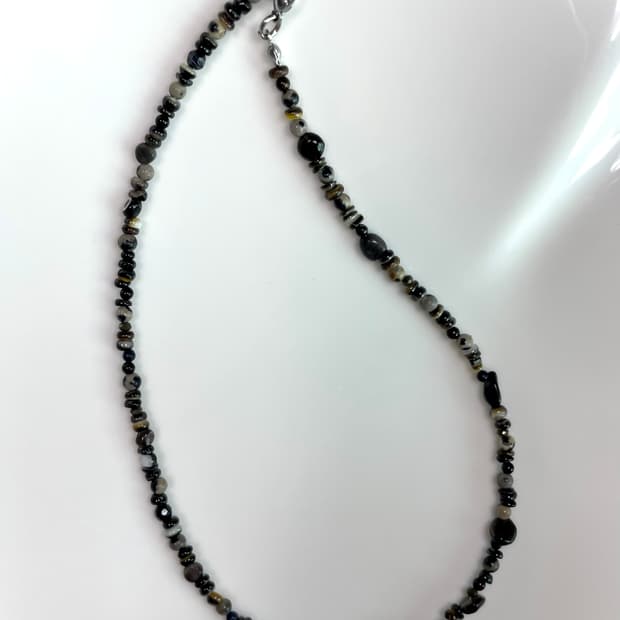 🤍블랙자개비즈 목걸이🤍