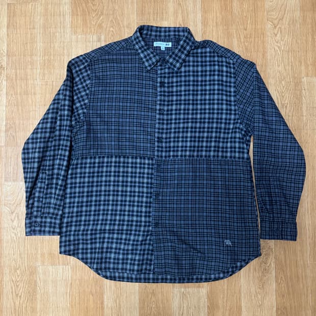 유니클로 jw 앤더슨 플란넬 셔츠 