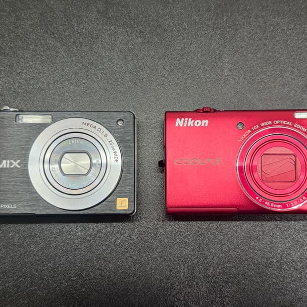 파나소닉 루믹스 FX-500, 니콘 쿨픽스 S6200 모델 판매합니다.