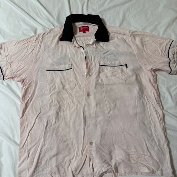 Supreme Playboy bowling shirts pink