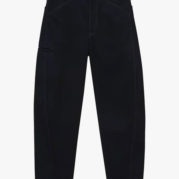 르메르 트위스티드 데님 팬츠 블랙