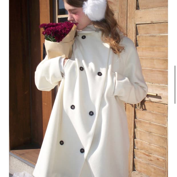 레터프롬문) 래버린스 윈터 하프 코트