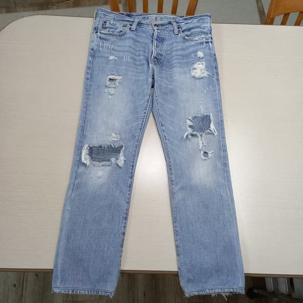 34 Abercrombie Baxter 데미지워싱 리페어진 34-589